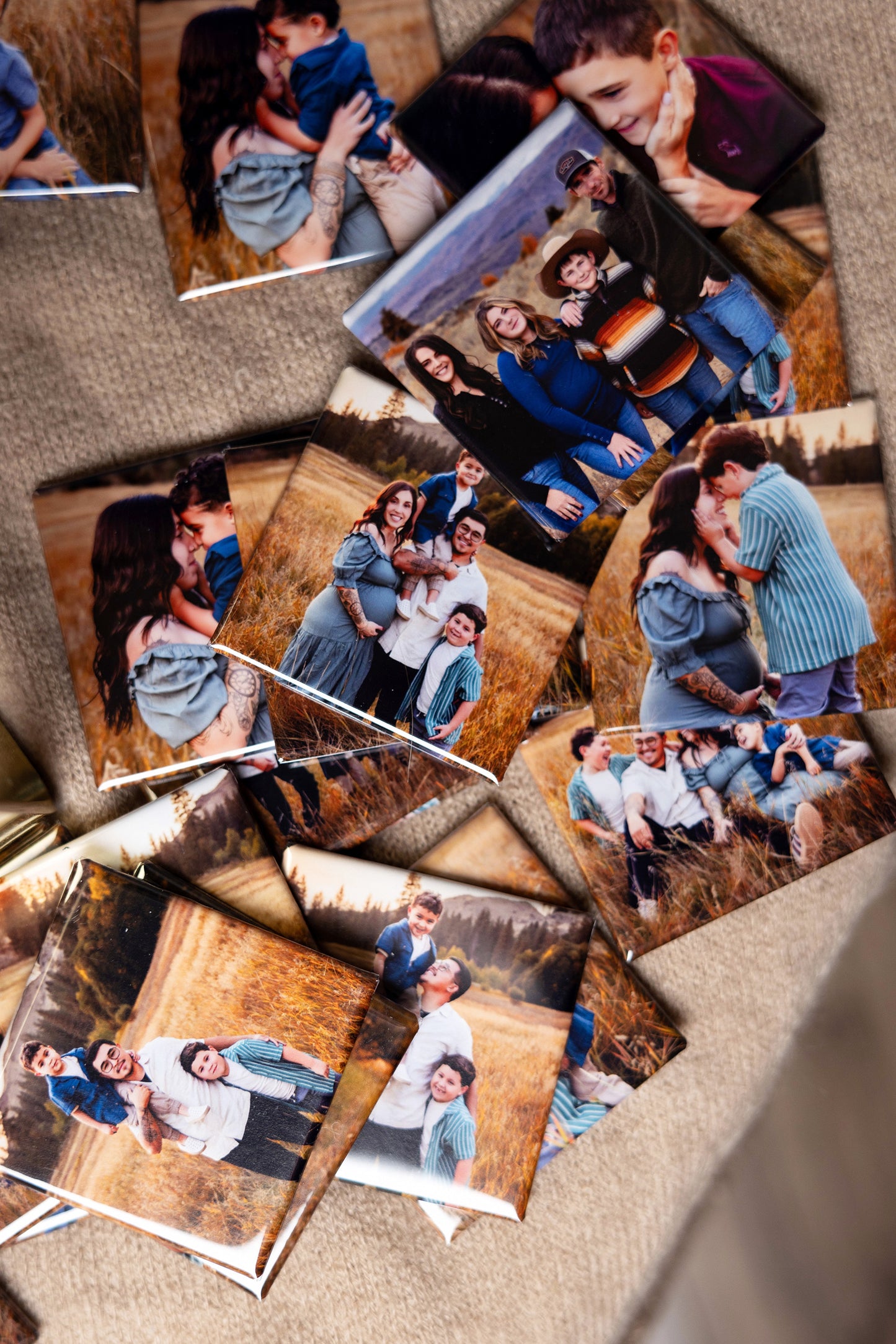Set of 9 Custom Photo Magnets